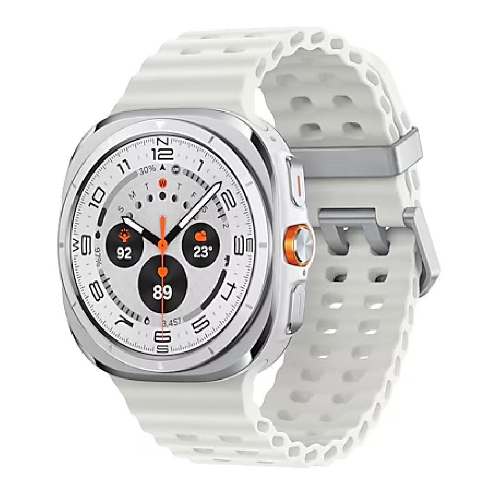 Samsung Galaxy Watch Ultra 2025 Bluetooth + 4G (47mm) - Titanium White(SM-L705FAW1XSA), 1.5", Super AMOLED, 1.6Hz, 2GB/64GB, 590mAh, 2 Years Warranty