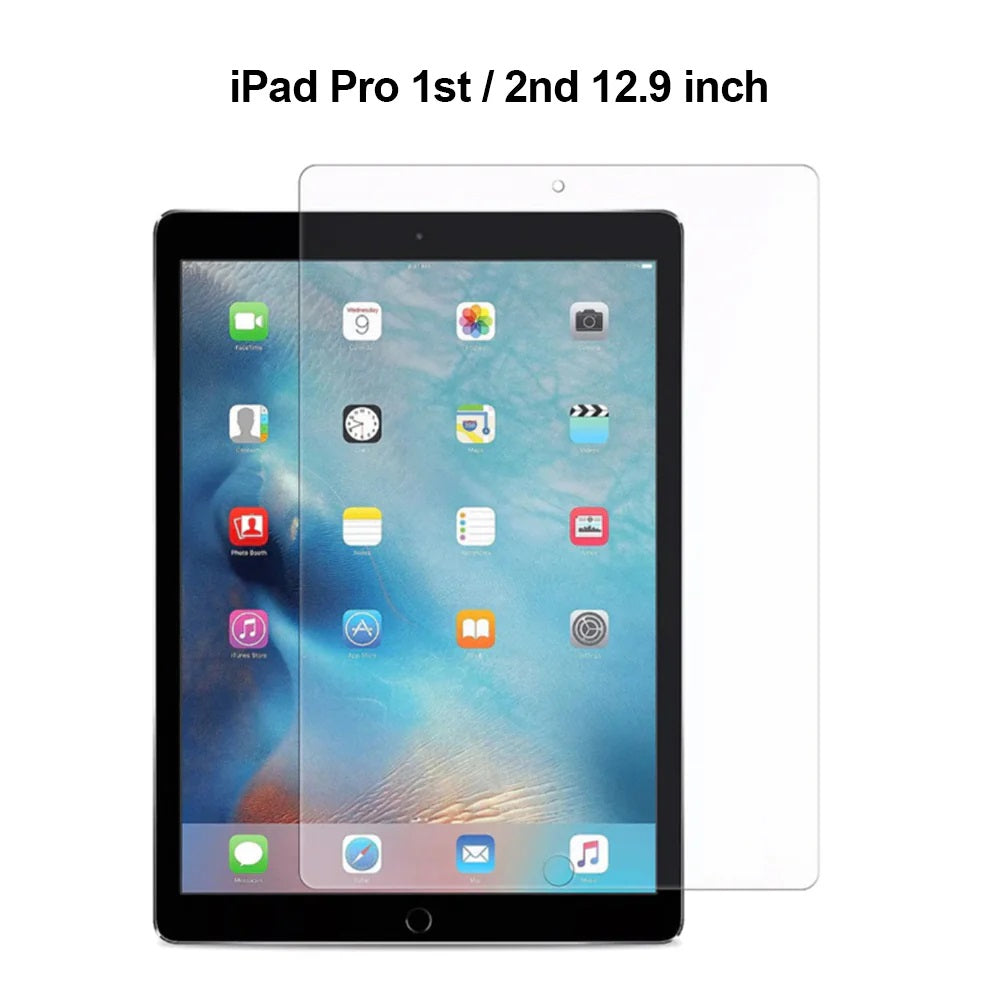USP Apple iPad Pro (12.9") (2nd/1st Gen) Tempered Glass Screen Protector : Full Coverage, 9H Hardness, Bubble-free, Anti-fingerprint