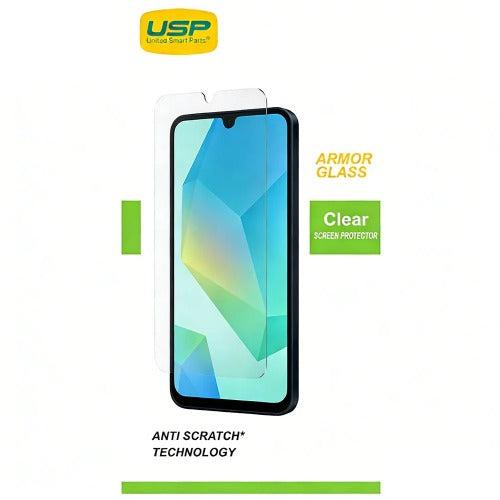 USP Samsung Galaxy A37 5G / Galaxy S24 FE 5G (6.7') Armor Glass Screen Protector - 9H Hardness, Scratch-Resistance, 5 Years Warranty