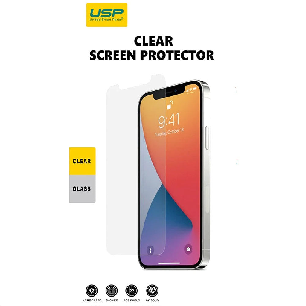 USP Apple iPhone SE (3rd  2nd Gen) and iPhone 8/7 /6 Tempered Glass Screen Protector : Full Coverage, 9H Hardness, Bubble-free, 3 Years Warranty