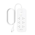 Belkin Belkin SurgePro 6-Outlet Surge Protector with Dual USB-C 30W Ports - White (SRB006AU2M), 2M Power Cord, CEW $50,000, 2
