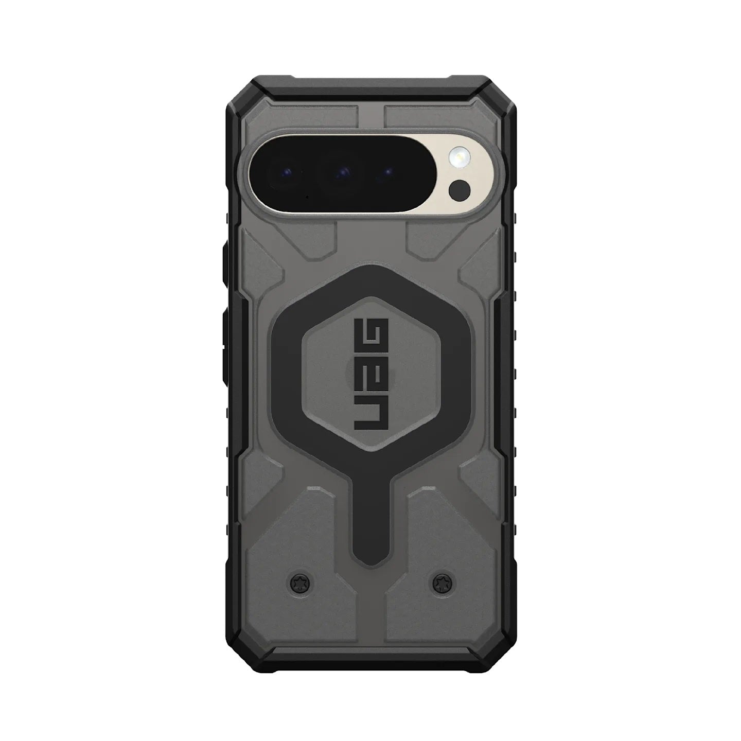 UAG Pathfinder Clear Google Pixel 10 Pro XL (6.8") Rugged Case - Ash (614470113140), 18 ft. Drop Protection(5.4M), Tactile Grip,10 Years Warranty
