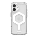 UAG Plyo MagSafe Apple iPhone 16 Plus (6.7") Rugged Case - Ice/White (114479114341), 16ft. Drop Protection (4.8M), Armored Shell, 10 Years Warranty
