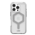 UAG Plyo MagSafe Apple iPhone 16 Pro (6.3") Rugged Case - Ice/Silver (114480114333), 16ft. Drop Protection (4.8M), Armored Shell, 10 Years Warranty