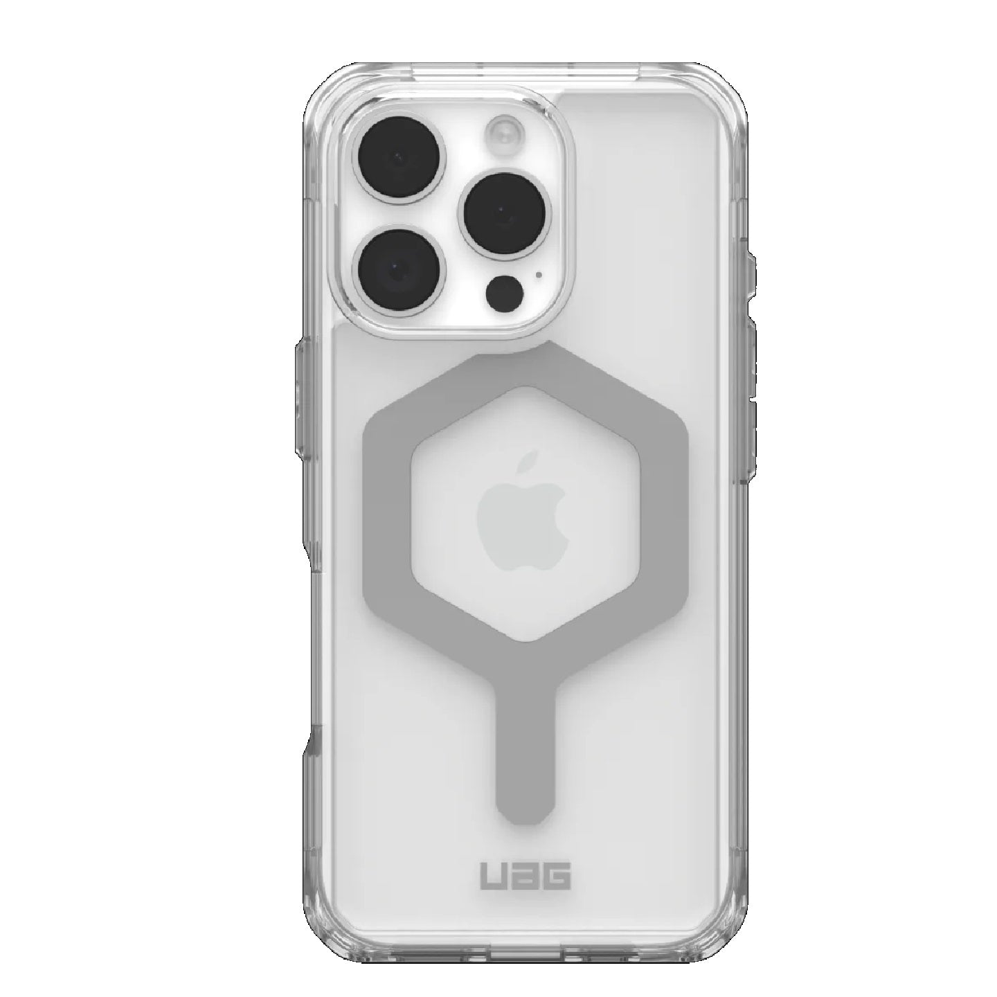 UAG Plyo MagSafe Apple iPhone 16 Pro (6.3") Rugged Case - Ice/Silver (114480114333), 16ft. Drop Protection (4.8M), Armored Shell, 10 Years Warranty