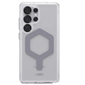 UAG Plyo Pro Samsung Galaxy S25 Ultra 5G (6.9") Rugged Case - Ice/Silver, DROP+ Military Standard, Raised Screen Surround, 10 Years Warranty