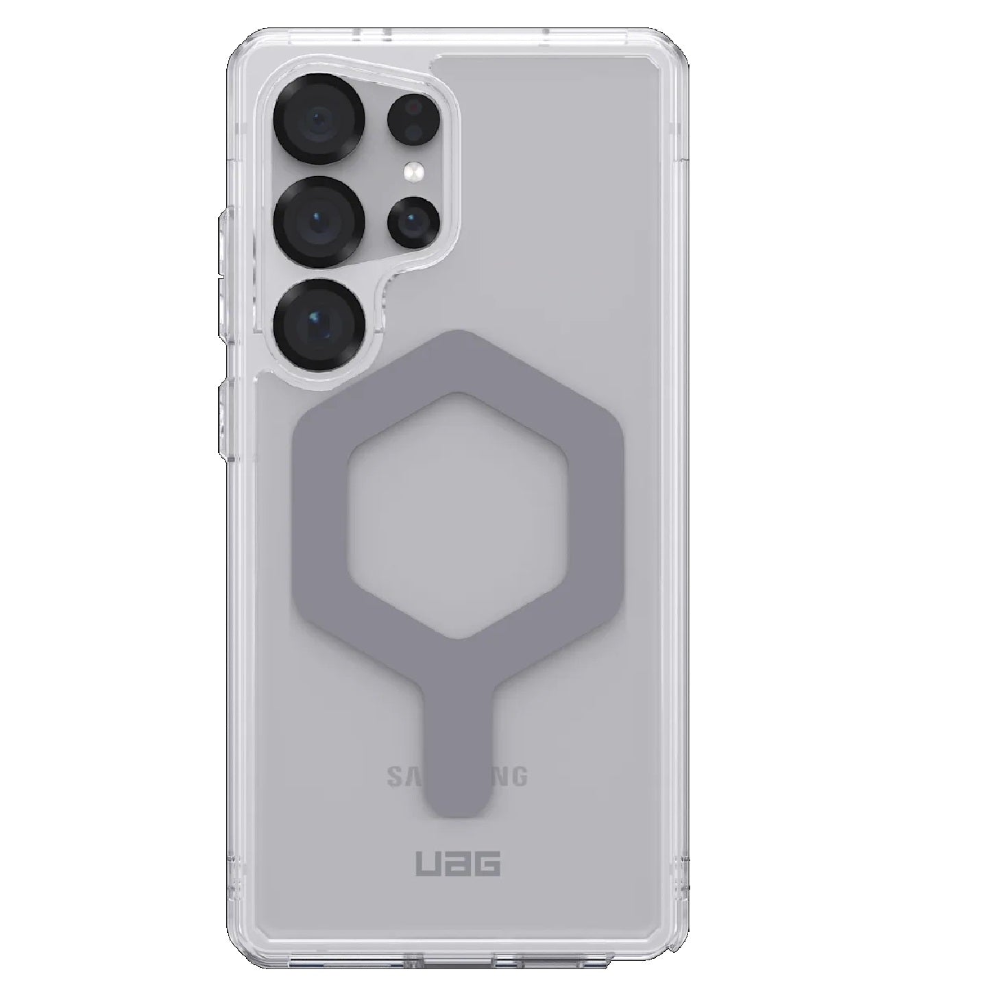 UAG Plyo Pro Samsung Galaxy S25 Ultra 5G (6.9") Rugged Case - Ice/Silver, DROP+ Military Standard, Raised Screen Surround, 10 Years Warranty