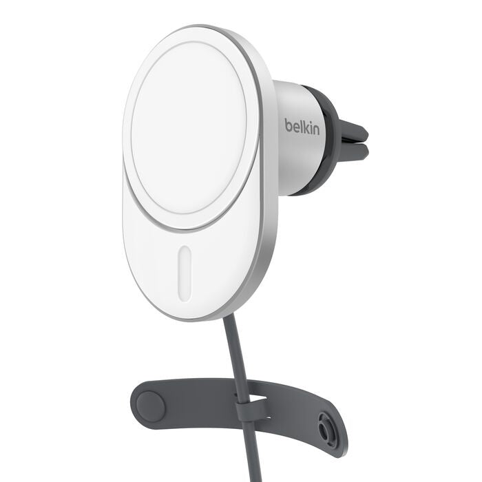 Belkin Belkin BoostCharge Pro Magnetic Qi2 Wireless Car Charger + 20W Car PSU +USB-C Cable (1.2M) - White (WIC008btGR-V2), 15