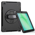 USP Samsung Galaxy Tab A9+ (11') Case Black - Built-in-Kickstand, Hand & Shoulder Strap, DropProof, Pen holder, ShockProof, 5 Years Warranty