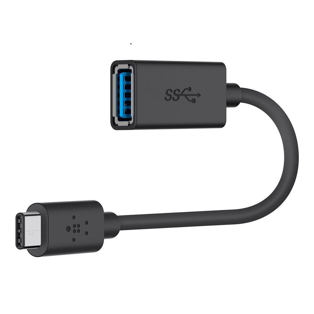 Belkin Belkin 3.0 USB-C to USB-A Adapter - Black (F2CU036btBLK), Power Output 3A, 5Gbps, Reversible USB-C Connector, USB-IF C