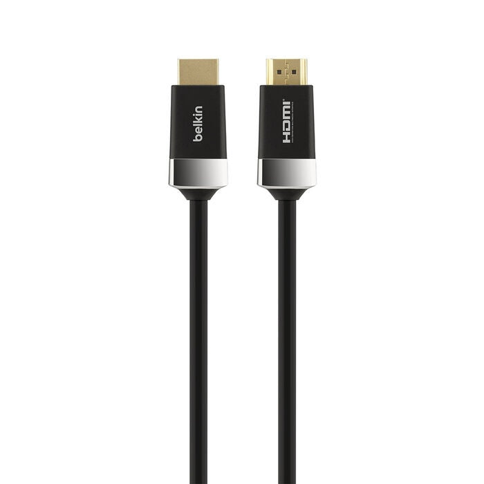 Belkin Belkin Advanced Series High Speed w/Ethernet HDMI Cable 4K/Ultra HD Compatible (2M) - Black(AV10050bt2M), 18Gbps Bandw