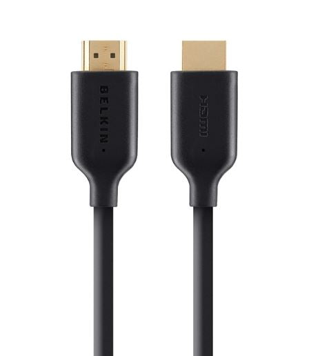 Belkin Belkin High Speed HDMI Cable With Ethernet 4K/Ultra HD Compatible (1M) - Black (F3Y021bt1M), 120Hz, 10.2Gbps Bandwidth