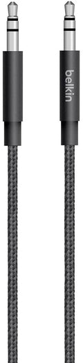Belkin Belkin MIXIT Metallic AUX Cable (1.2M) - Black (AV10164bt04-BLK), Versatile, Sleek  Stylish, Durable, Easy to Carry, 2
