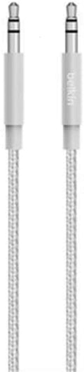 Belkin Belkin MIXIT Metallic AUX Cable (1.2M) - Silver (AV10164bt04-SLV), Versatile, Sleek  Stylish, Durable, Easy to Carry, 