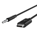 Belkin Belkin RockStar USB-C to 3.5mm Audio Cable (0.9M) - Black (F7U079bt03-BLK), Superior Audio, Apple iPhone, USB-IF Certi