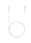 Samsung 60W USB-C to USB-C (2.0) Cable (1M) - White(EP-DA705BWEGWW), Versatile Compatibility, 6 Months Warrranty
