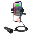 （LS） mbeat® Gorilla Power 10W Wireless Car Charger with 2.4A USB Charging, Air Vent Clip  Windshield Stand Black  Package