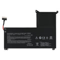Battery for Resistance SRS-R45-15V1, BAT POLYMER 15.4V/4760MAH/73WH 4S1P GETAC  HIGH POWER