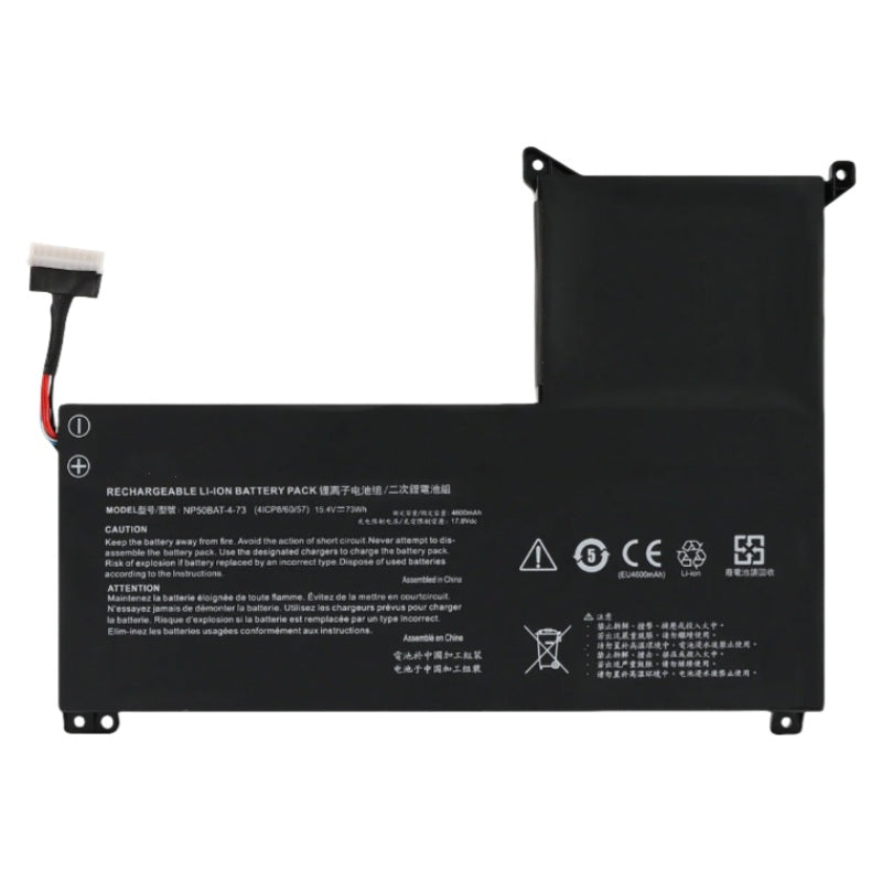 Battery for Resistance SRS-R45-15V1, BAT POLYMER 15.4V/4760MAH/73WH 4S1P GETAC  HIGH POWER