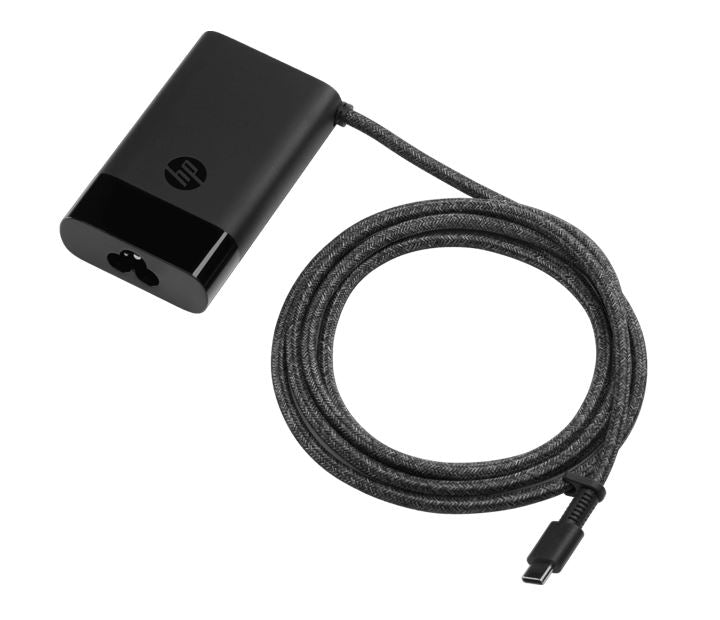 HP HP 65W USB-C Charger Laptop Travel AC Power Adapter for ProBook 440/450 EliteBook X360/630/640/650/830/840/860 Lightweight