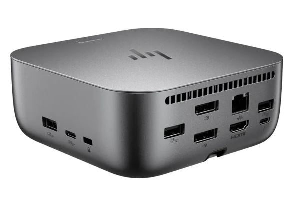 HP HP Dock G6 Thunderbolt 4 Docking Station - 100W Power Delivery 3xDisplays 2xDP 1xHDMI 3xUSB-A 2xUSB-C 1xTB4 2.5GbE RJ45 fo