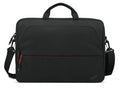 LENOVO Essentials 16" Toploader Bag Notebook Case - Classic Black Nylon Exterior, Dedicated Padded PC Pocket fits 13.3" 14" 15.6" 16" Laptop