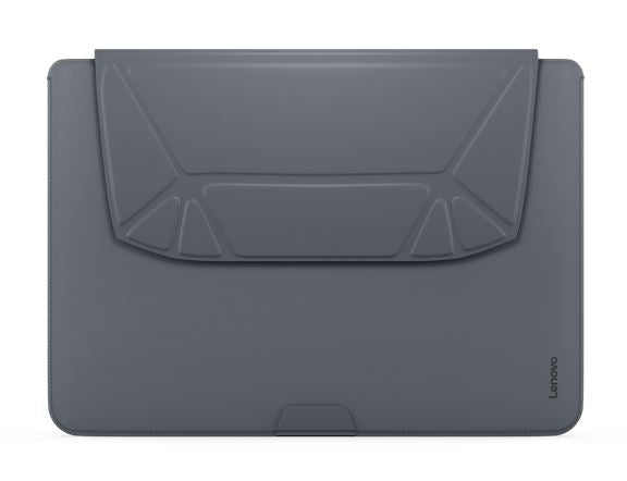 Lenovo Origami 35.6 cm (14") Sleeve case Grey PE bag+belly band Snug fit 14" Notebook Origami-fold design Sustainable RPET inner materials