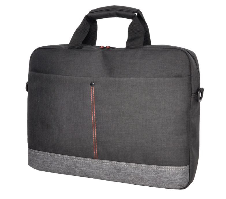 Oxhorn 10" 13.3" 14" 15.6" 16" Notebook back high-quality nylon fabric Top zip closure and padded compartment Shoulder strap nylon case Black+ Grey