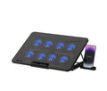 Rapoo Laptop Cooling Pad CF300, 8 High-Efficiency Cooling Fans , 7 Adjustable Angles, Multi-Functional  Versatile