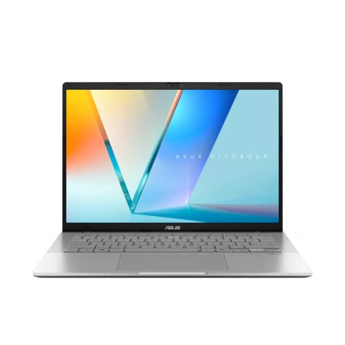 ASUS VivoBook S14 14' WUXGA OLED Notebook Intel Core Ultra 7 355 DDR5 Panther Lake 32GB 1TB SSD Silver Win 11 Home 49 TOPs 1Y Warranty