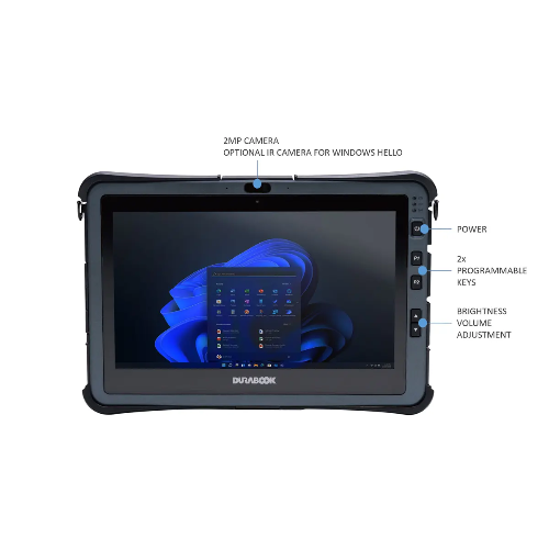 Durabook DURABOOK U11, 11.6" FHD, Intel® Core™ i5-1230U, Windows 11, 8GB RAM, 256GB PCIe SSD,Wi-Fi 6E, Bluetooth v5.3, 2MP Fr