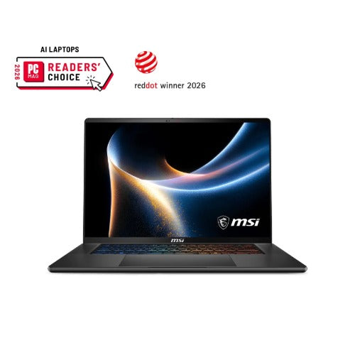 MSI Stealth 16'' QHD Intel® Core™ Ultra 9 processor 386H DDR5 16GB*2 1TB SSD Windows 11 Pro RTX™ 5070 Ti, GDDR7 12GB 2 Y Warranty