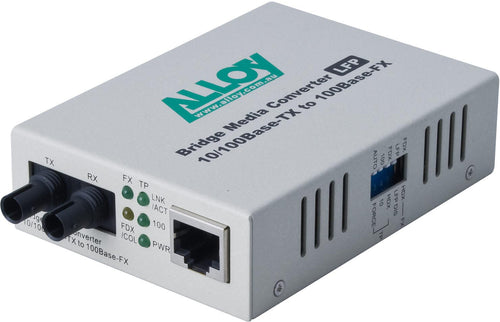 Alloy Alloy FCR200STR  10/100Base-TX to 100Base-FX Multimode Fibre (STR) Converter with LFP via FEF or FM. 2Km