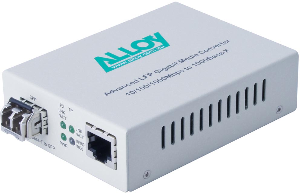 Alloy Alloy GCR2000SFP Gigabit Standalone/Rackmount Media Converter