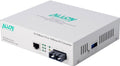 Alloy Alloy POE200SC PoE PSE Fast Ethernet Media Converter, has a 10/100Mbps PoE RJ-45 port and a SC terminated multimode fib