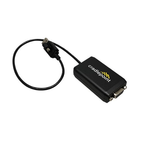 Ericsson Cradlepoint Extensibility Cable, RS232 DB9 to Screw Lock USB Type A, 400mm; Used with R920