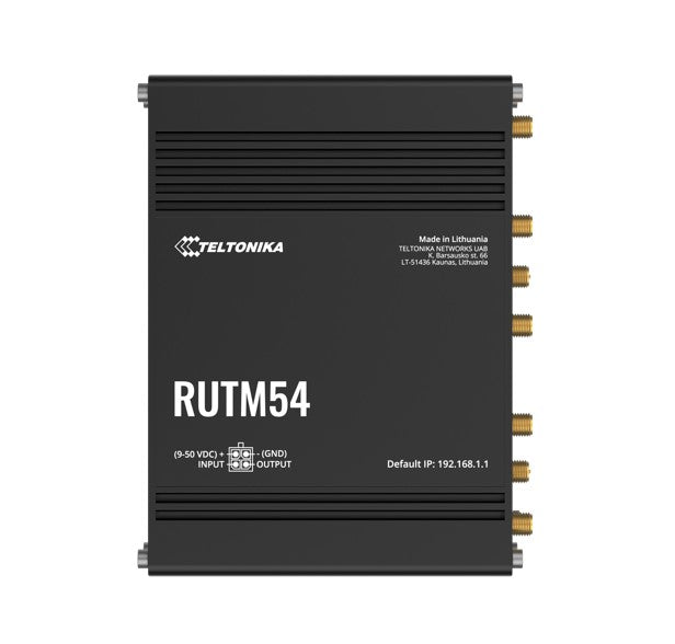 Wheat State Modem Router Teltonika RUTM54 Dual 5G Router, Dual SIM eSIM™, Telit 5G Modem, Auto ...