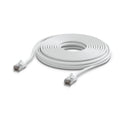 Ubiquiti UniFi Premium Patch Cable Outdoor, 12M, White, Ultra-thin, Rugged, Shielded Patch, Designed Optimized, For 10 GbE networking, 2Yr Warr