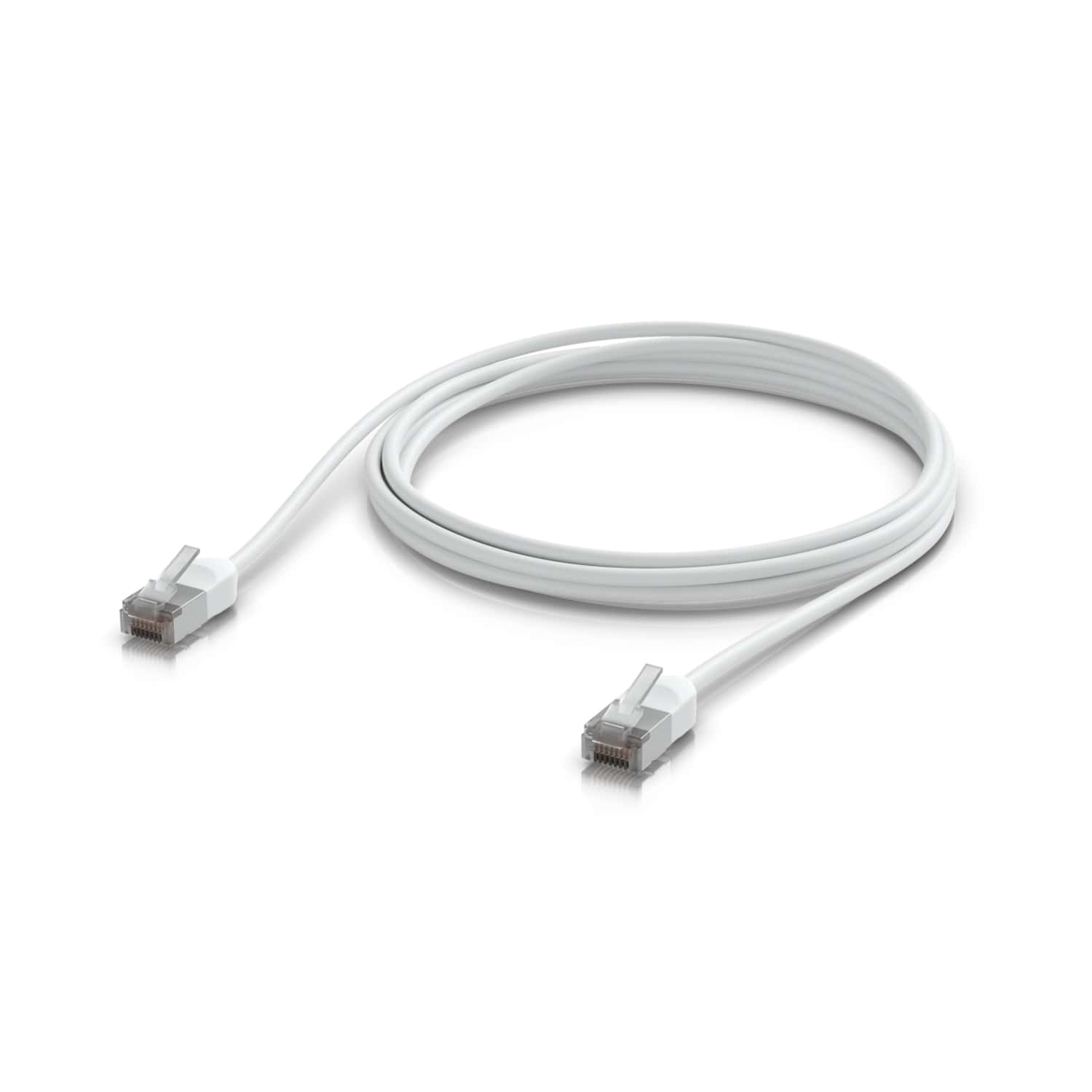 Ubiquiti UniFi Premium Patch Cable Outdoor, 3M, White, Ultra-thin, Rugged, Shielded Patch, Designed Optimized, For 10 GbE networking, 2Yr Warr