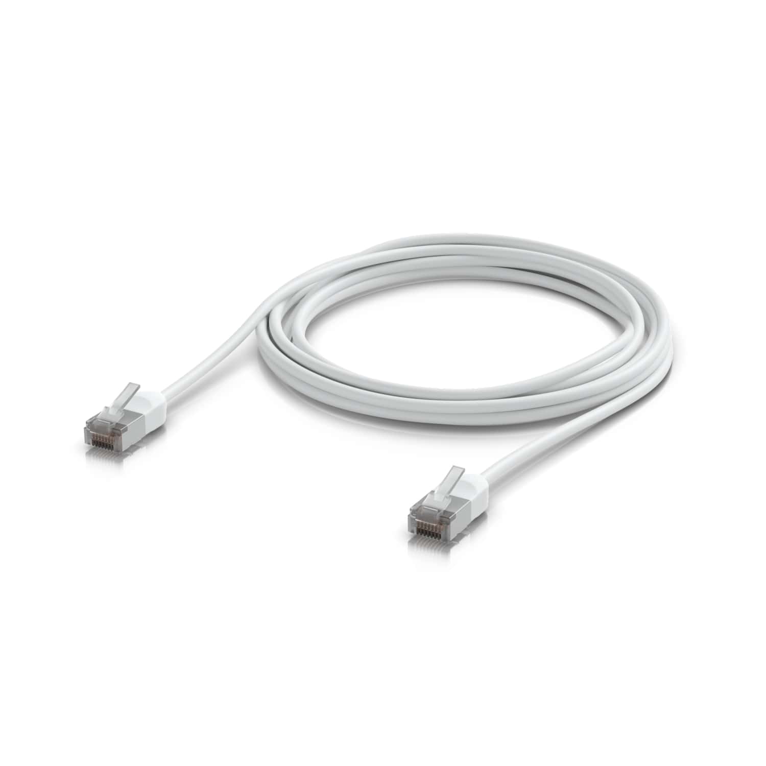 Ubiquiti UniFi Premium Patch Cable Outdoor, 5M, White, Ultra-thin, Rugged, Shielded Patch, Designed Optimized, For 10 GbE networking, 2Yr Warr
