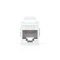 Ubiquiti Cat6 Keystone Coupler, 12-Pack, White, Pass-Through Cat6 Keystone Coupler For Connecting Pre-Terminated Ethernet Cables Seamlessly.