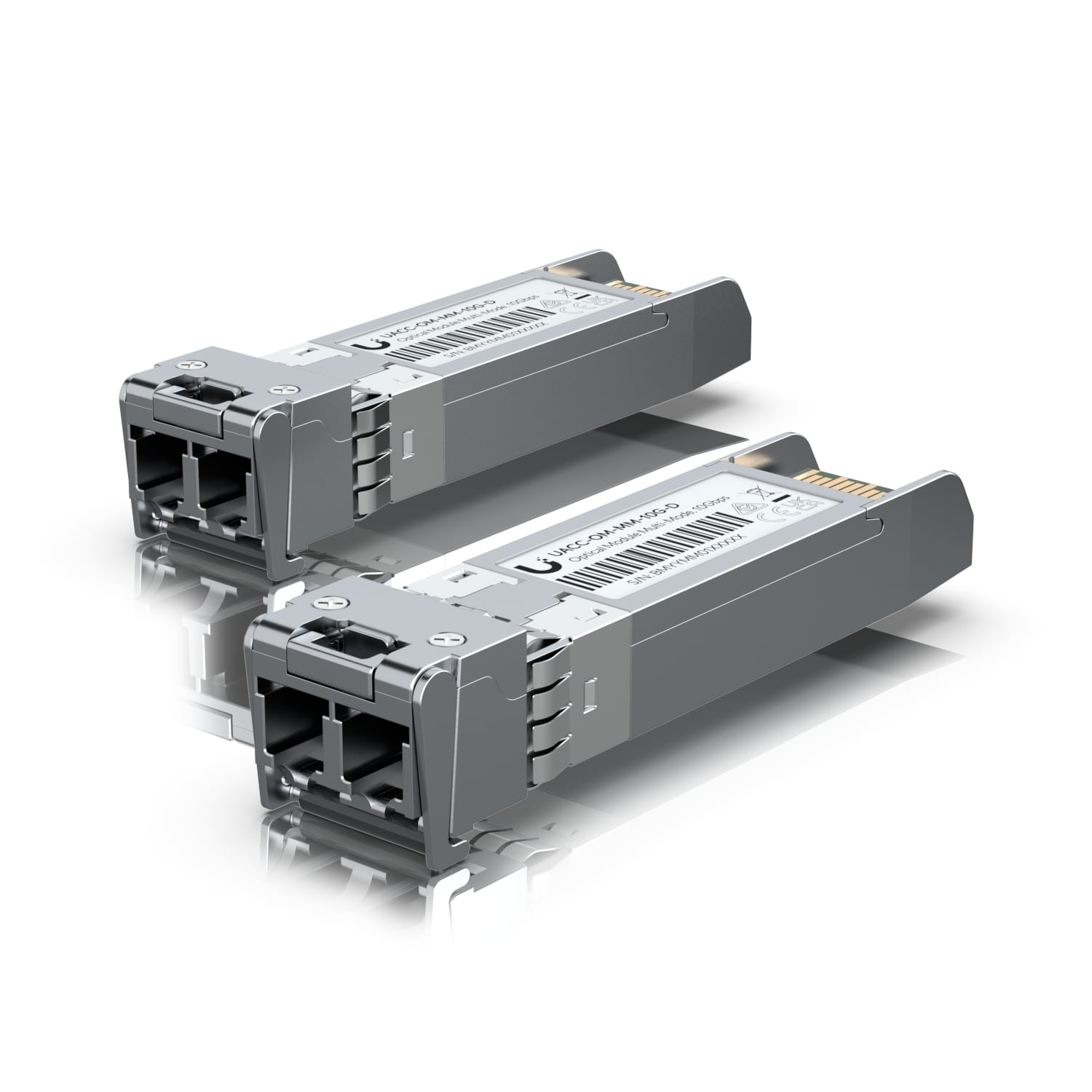Ubiquiti UFiber 10Gbps Multi-Mode Optical Module, SFP+, Single Pack , Duplex LC connector, Connection up to 300 m