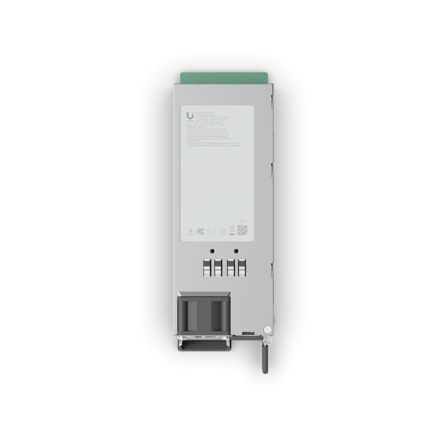 Ubiquiti Hot-Swappable Power Module (150W), Replacement Hot-swappable Power Module, (12V) AC-to-DC Power Supply,Compatibility: UXG-Enterprise, EFG