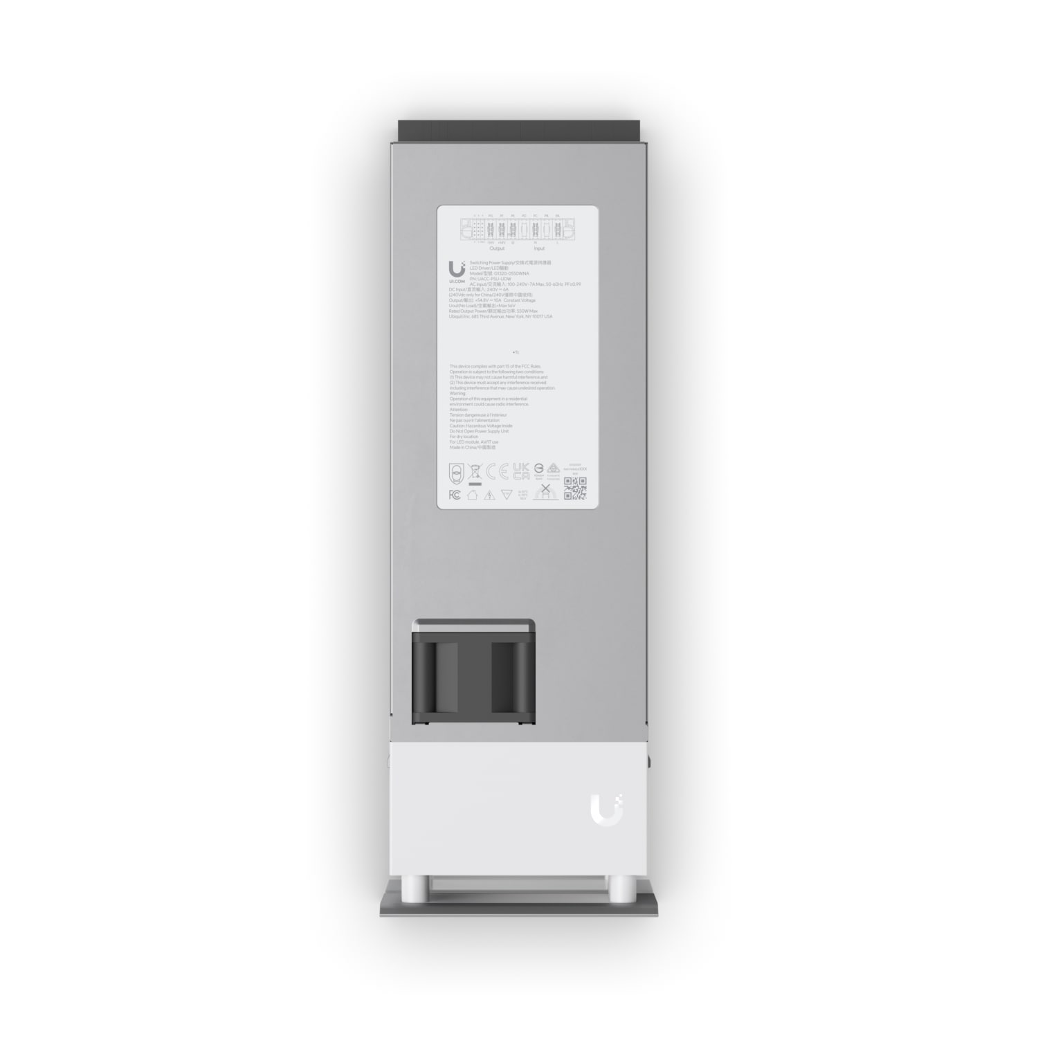 Ubiquiti Power Module, Provides Option Power Redundancy for Dream Wall, 550W (54.8V) AC-to-DC Auxiliary Power Module, Compatible UDW