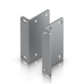Ubiquiti Rack Ear Kit 2U, Replacement Rack Ears For UniFi 2U Rack-mount Devices, Included Precision Rack Mount Inserts  Screws