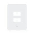 Ubiquiti Universal Paintable Keystone Wall Plate, 4-Pack, Universal Keystone Wall Plate, Paintable Cover For Clean, Customizable Finish.