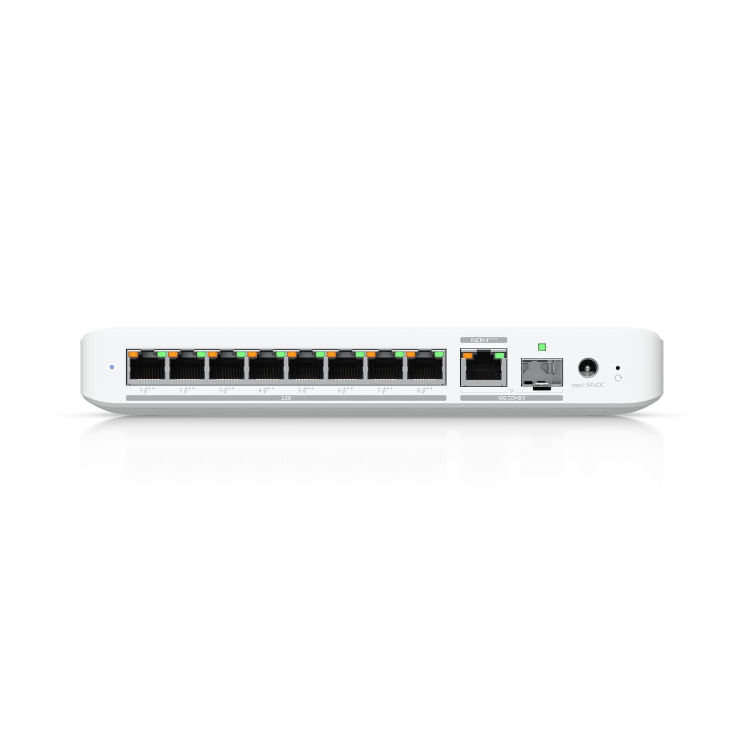 Ubiquiti Flex 2.5G PoE, 8-port 2.5 GbE PoE++ Switch,10 GbE RJ45/SFP+ Combination Uplink Port,Powered With PoE+++   PSU  (Sold Separately )