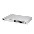 Ubiquiti UniFi 24 port Managed Gigabit Layer2  Layer3 Switch, Auto-sensing 802.3at PoE+  802.3bt PoE, SFP+, Touch Display - 400W GEN2,