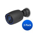 Ubiquiti AI Professional UniFi Protect Indoor/Outdoor 4K PoE Camera, 3Pack-OEM,  Black, Waterproof IP65, PoE+ Power, Max Power 11W, GbE RJ45 Port