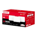 Mercusys Halo H27BE(3-pack) BE3600 Whole Home Mesh Wi-Fi 7 System, 688 Mbps at 2.4 GHz, 2880 Mbps at 5 GHz, MLO, 4096-QAM, OFDMA, EHT160 on 5GHz